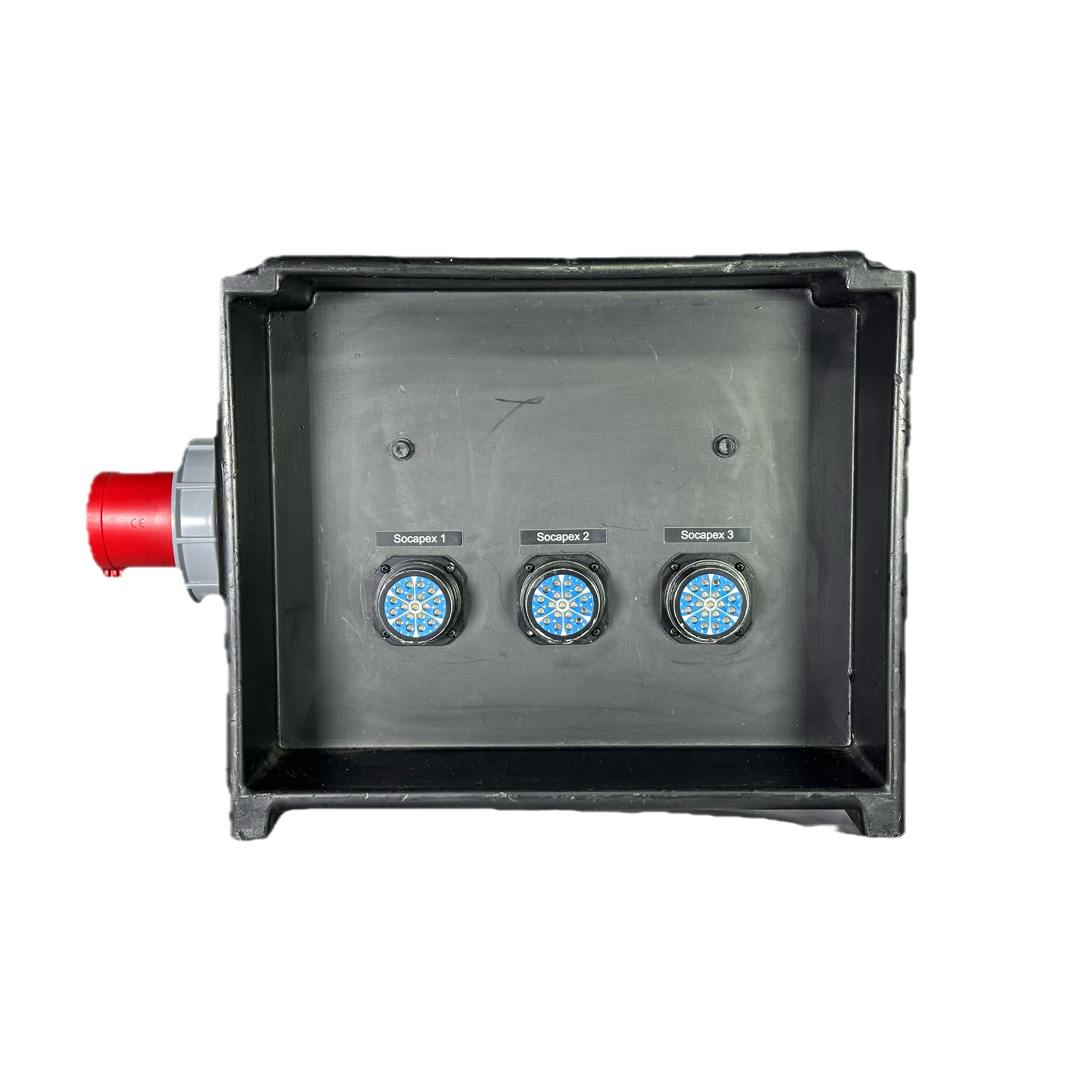 1x 63A/3ph | 3x Socapex | Distro Box