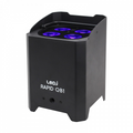 LEDJ Rapid QB1 Hex IP Wireless Battery Uplighter (Black)