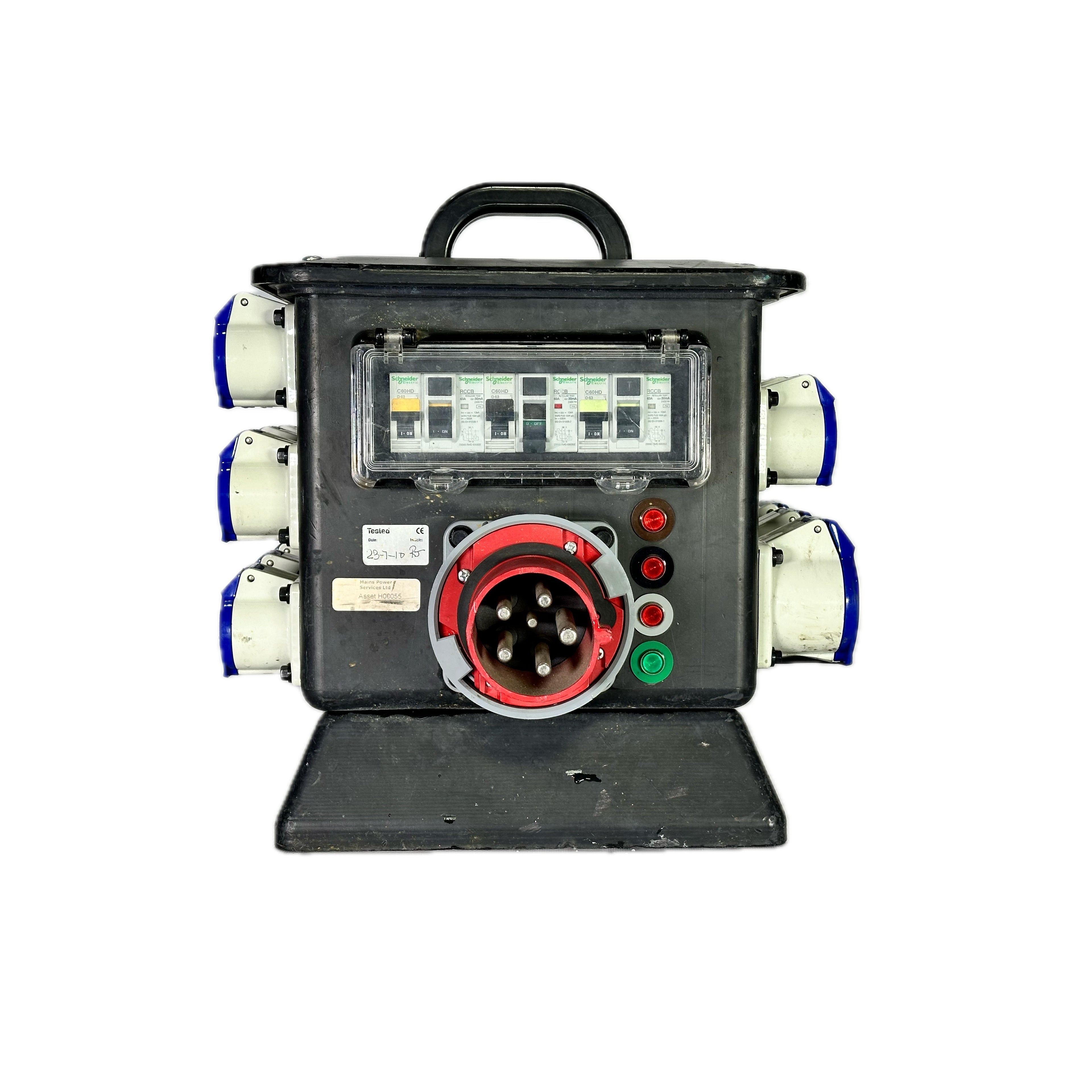 1x 63A/3ph | 3x 32A/1ph, 12x 16A/1ph | Distro Box