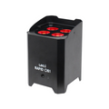 LEDJ Rapid QB1 Wireless Battery Uplighter (Black)