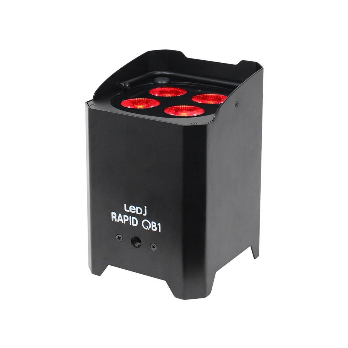 LEDJ Rapid QB1 Wireless Battery Uplighters (Black)