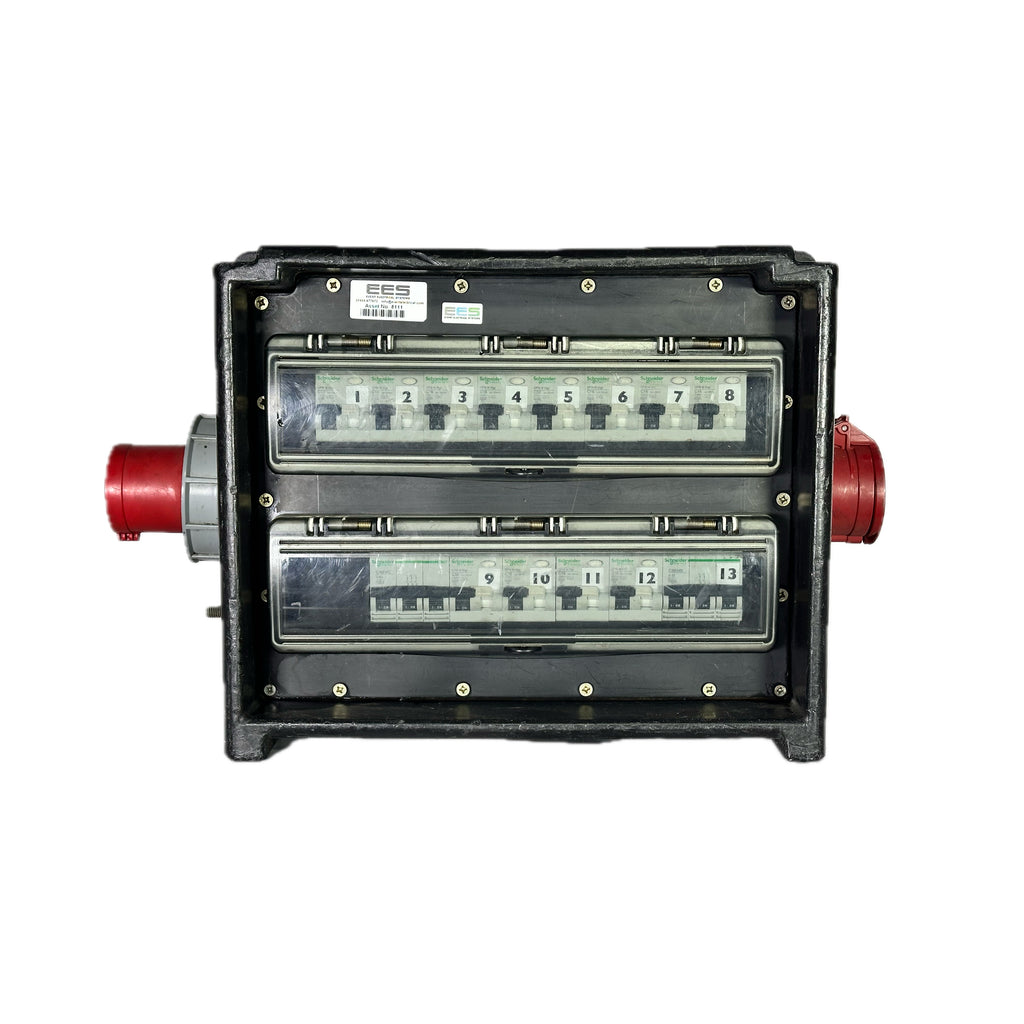 1x 63A/3ph | 1x 32A/3ph, 3x 32A/1ph, 9x 16A/1ph| Distro Box