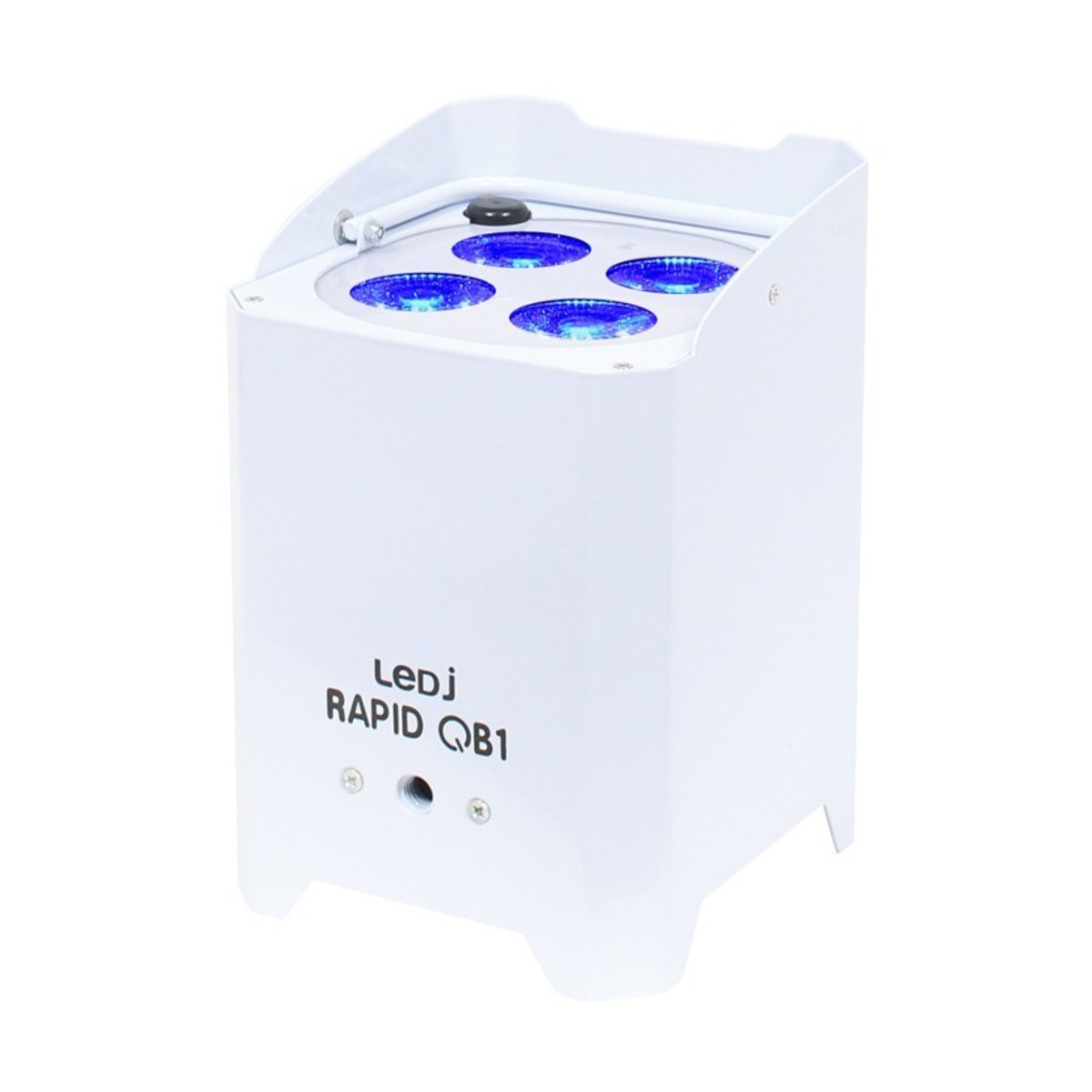 LEDJ Rapid QB1 HEX Wireless Battery Uplighters (White)
