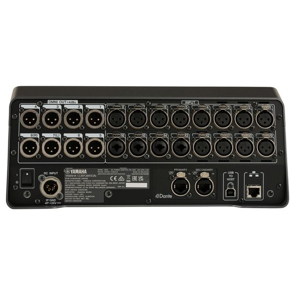Yamaha DM3 + Dante Digital Audio Desk