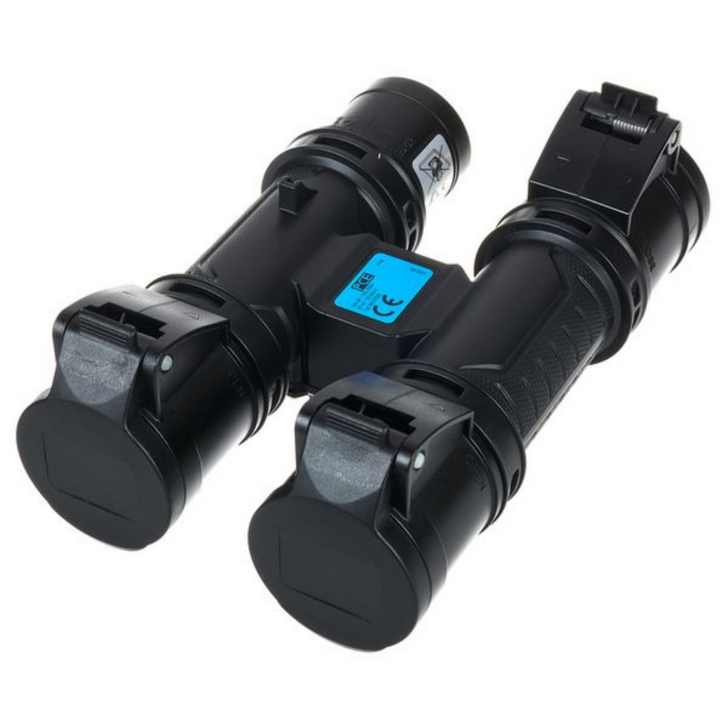 16A/1ph (Male) | 3x 16A/1ph (Female) | Power Split Box