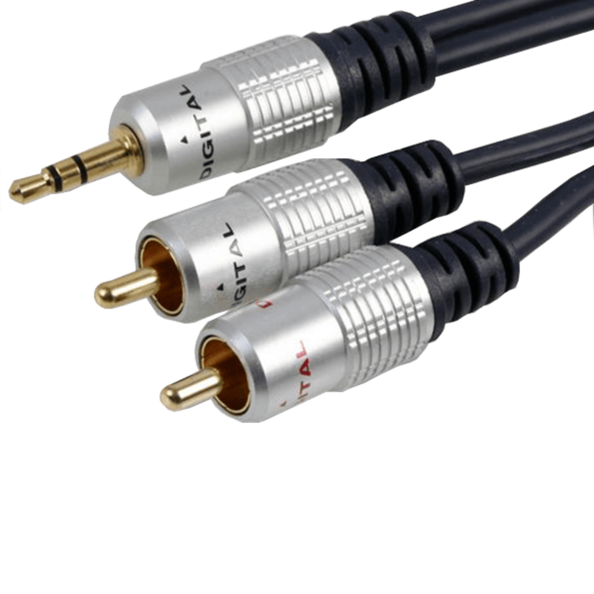 2 Way RCA Digital Cable to 3.5mm Jack